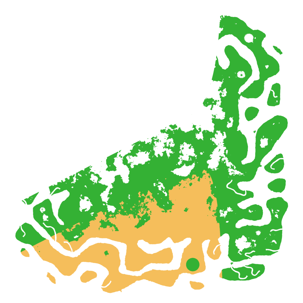 Biome Rust Map: Procedural Map, Size: 6000, Seed: 12333