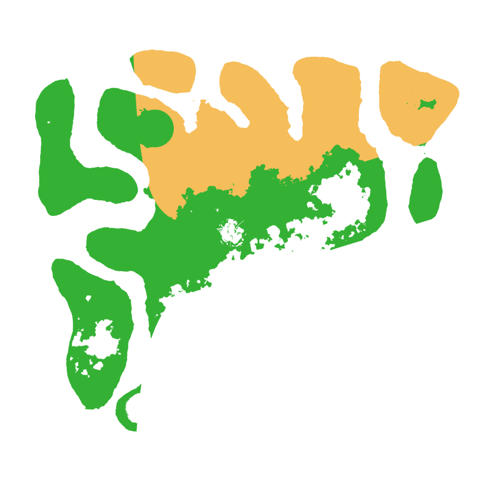 Biome Rust Map: Barren, Size: 3500, Seed: 1892363