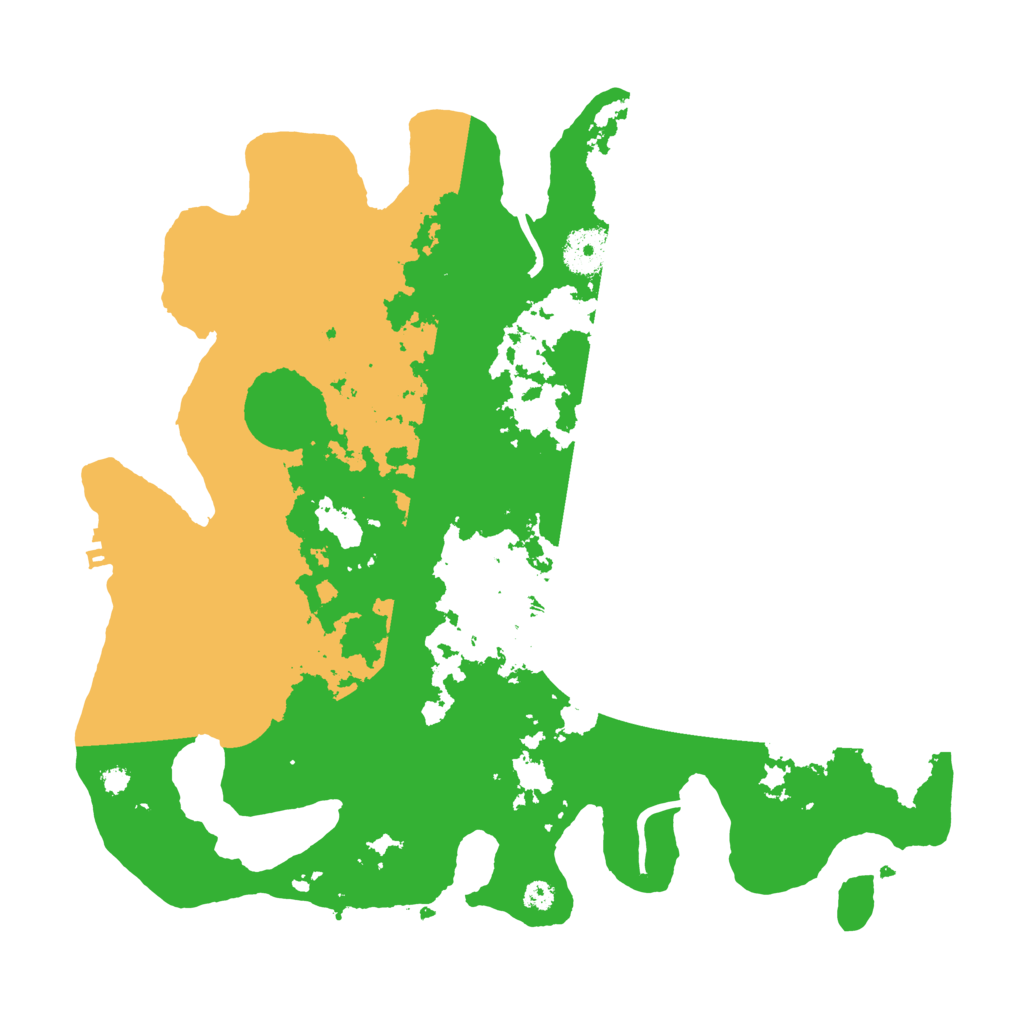 Biome Rust Map: Procedural Map, Size: 3500, Seed: 5380801