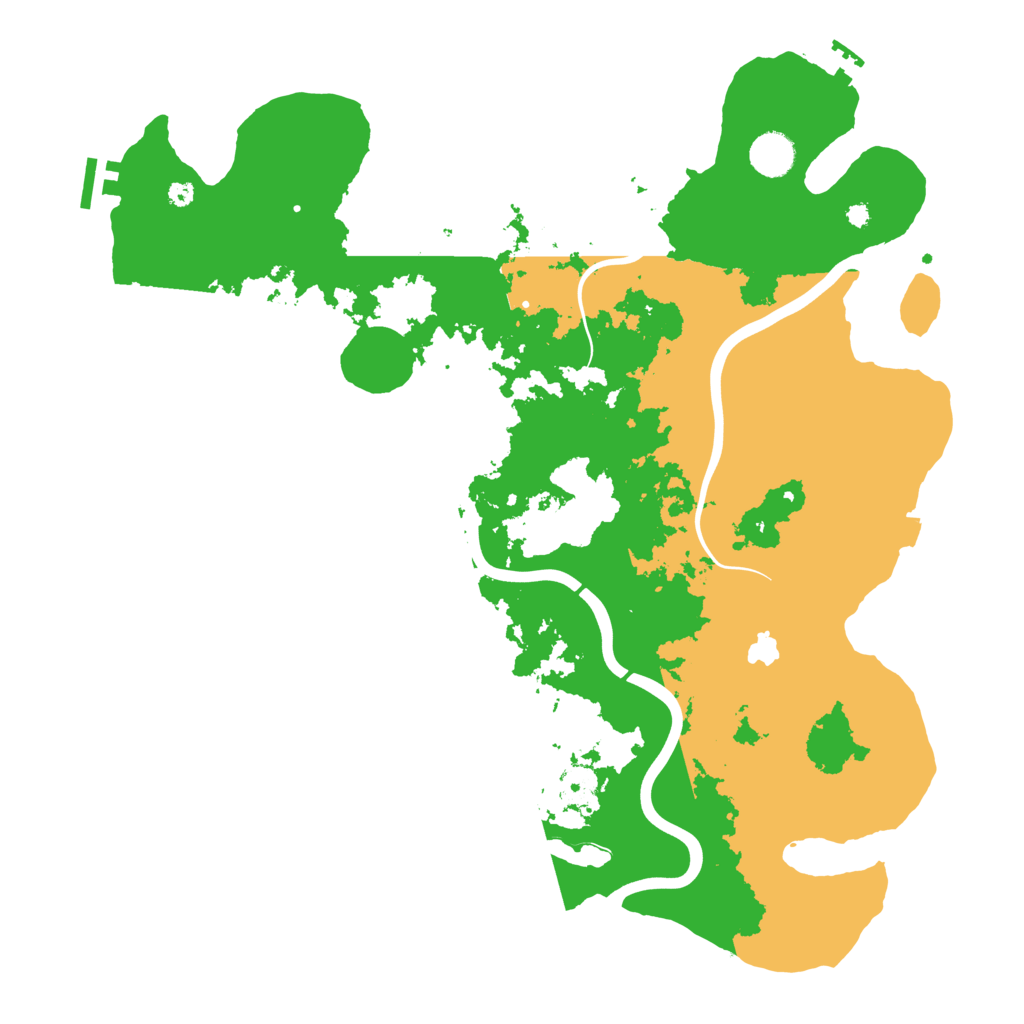Biome Rust Map: Procedural Map, Size: 4050, Seed: 1135756446