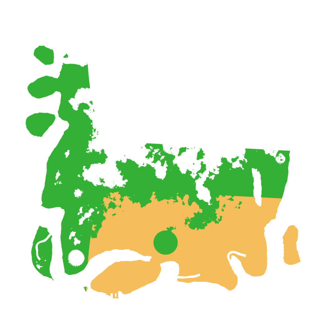 Biome Rust Map: Procedural Map, Size: 3500, Seed: 768571