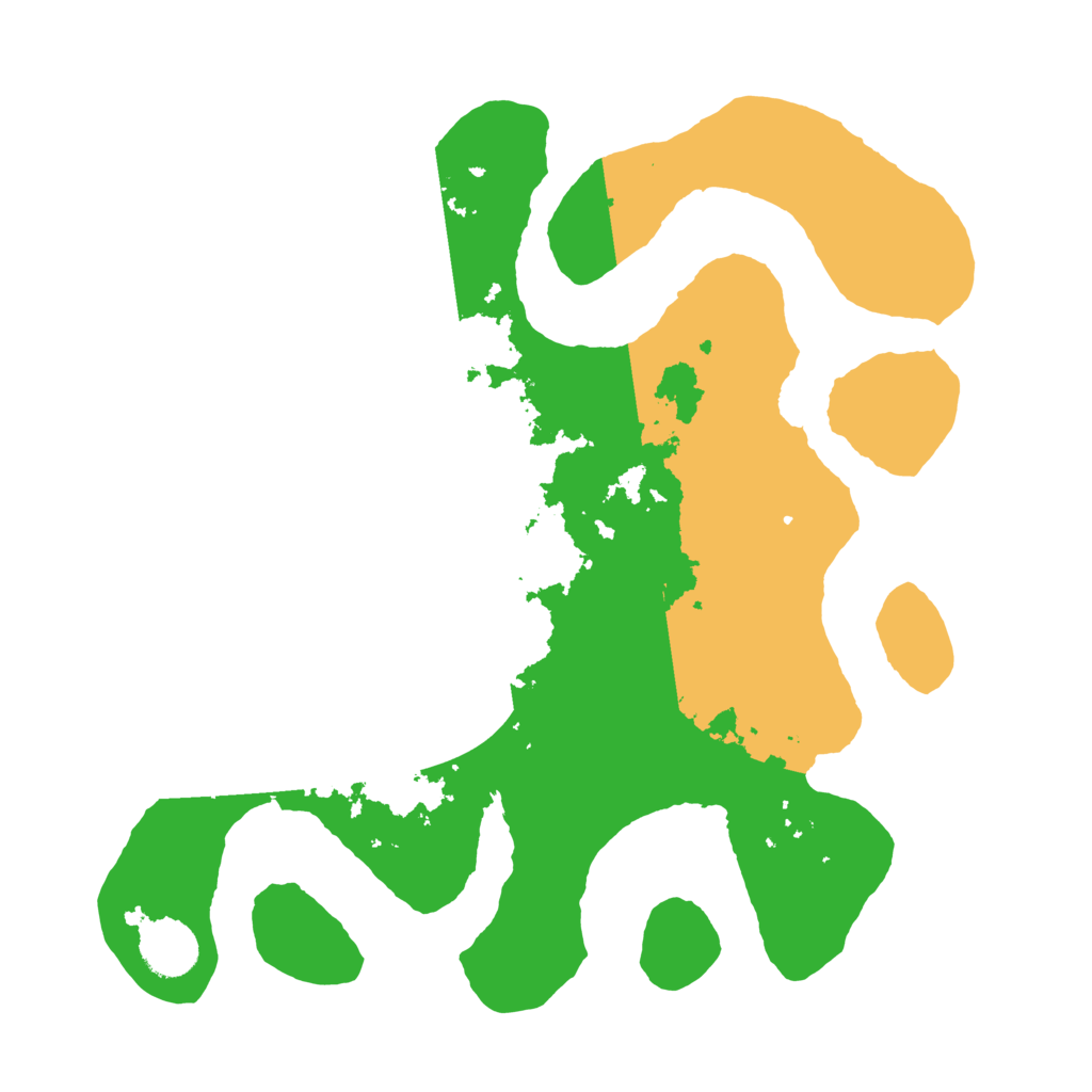 Biome Rust Map: Barren, Size: 3500, Seed: 1755815