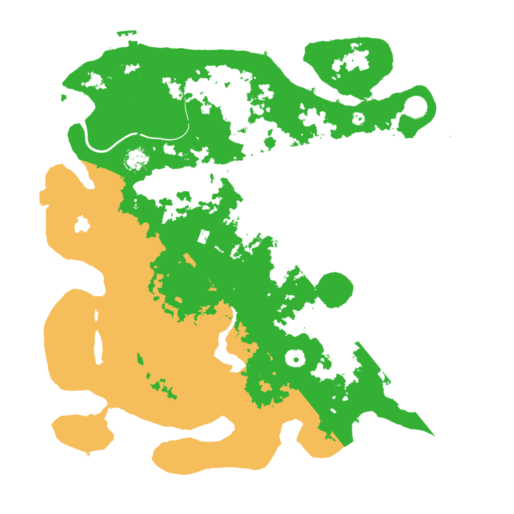 Biome Rust Map: Procedural Map, Size: 4000, Seed: 796408757