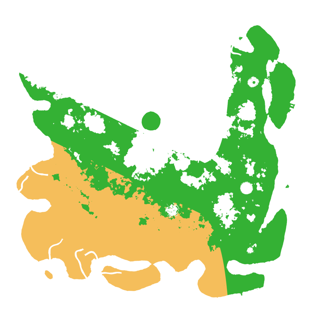 Biome Rust Map: Procedural Map, Size: 4500, Seed: 14061
