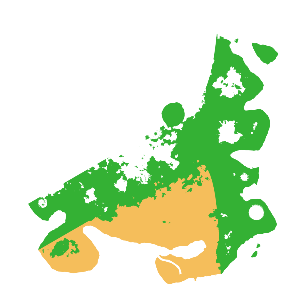 Biome Rust Map: Procedural Map, Size: 3500, Seed: 3249502