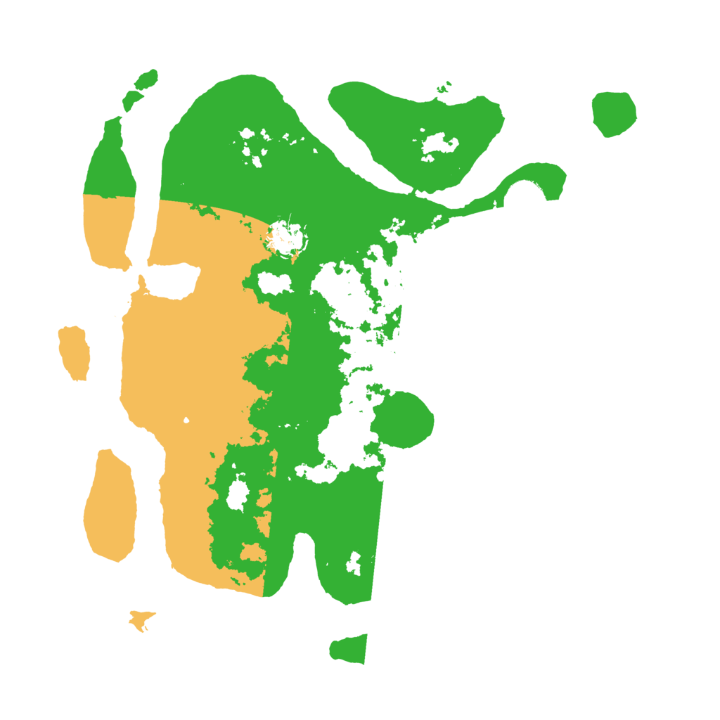 Biome Rust Map: Barren, Size: 3500, Seed: 6113041