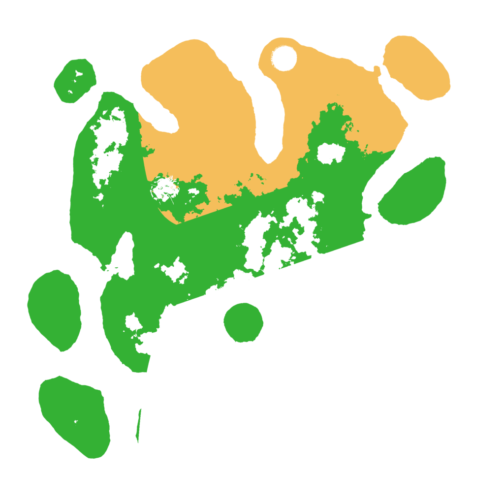 Biome Rust Map: Barren, Size: 3500, Seed: 1255368