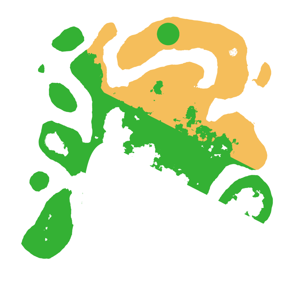 Biome Rust Map: Barren, Size: 3500, Seed: 3824610