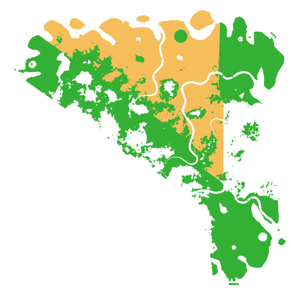 Biome Rust Map: Procedural Map, Size: 6000, Seed: 379664