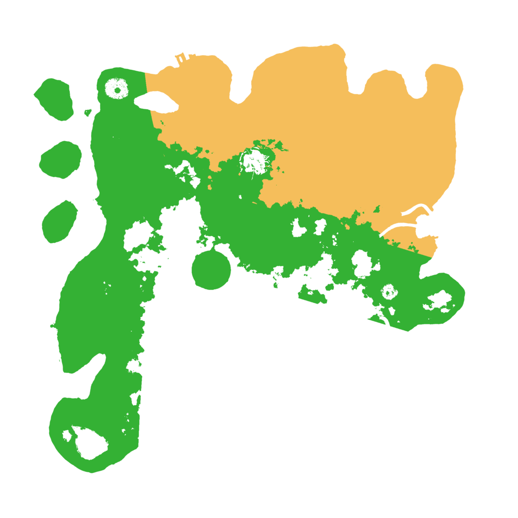 Biome Rust Map: Procedural Map, Size: 3500, Seed: 2123902