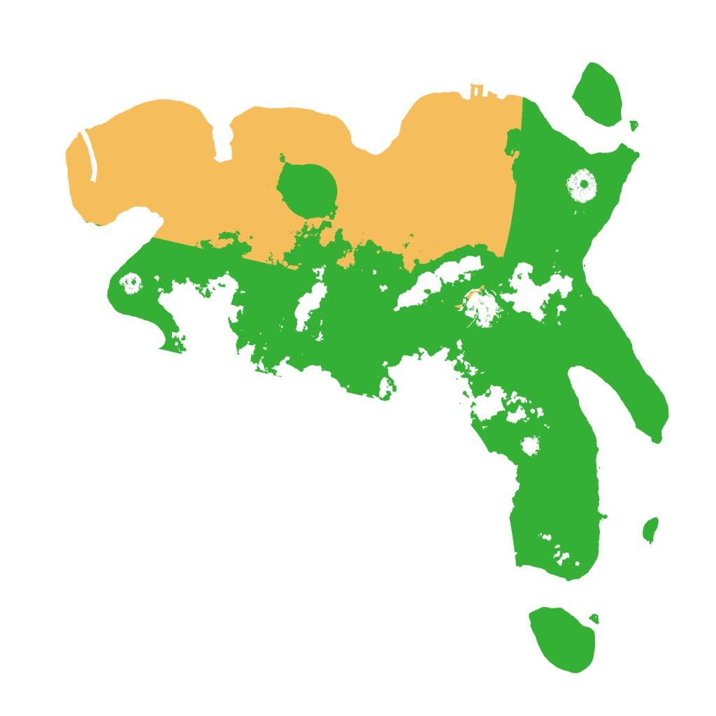 Biome Rust Map: Procedural Map, Size: 3500, Seed: 3120042