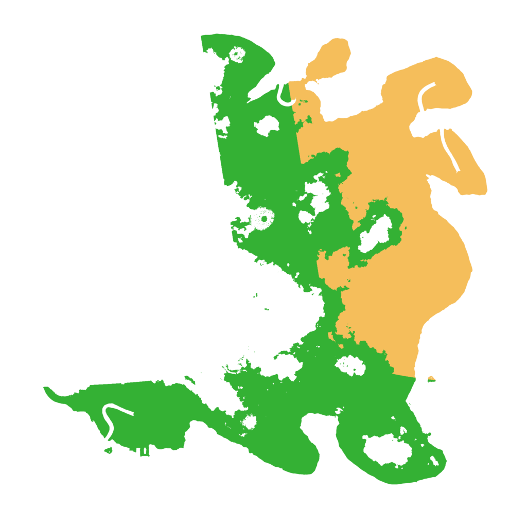 Biome Rust Map: Procedural Map, Size: 3500, Seed: 4242641