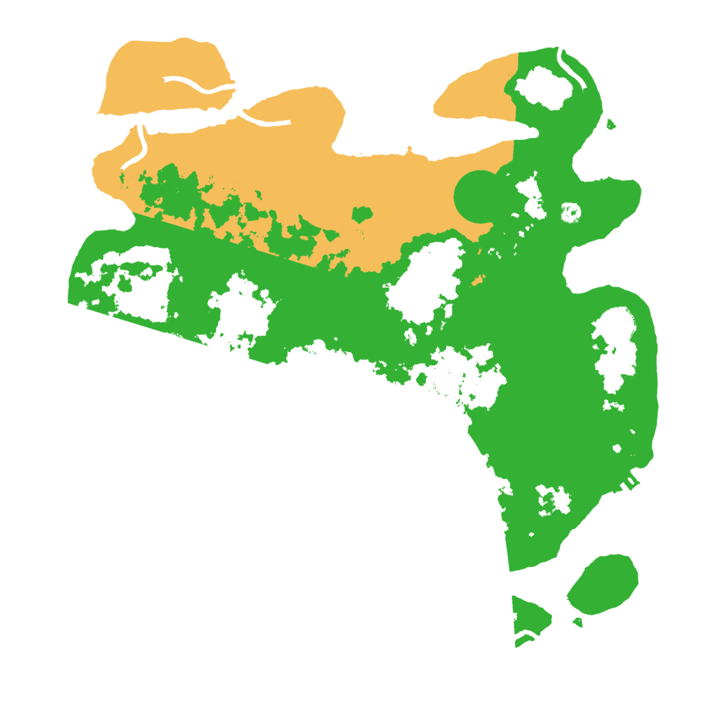 Biome Rust Map: Procedural Map, Size: 3500, Seed: 3710098
