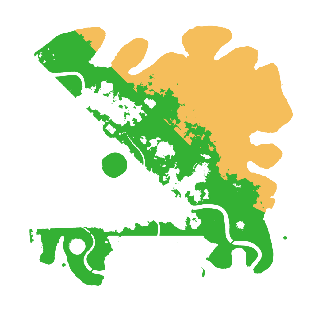 Biome Rust Map: Procedural Map, Size: 3500, Seed: 4330298