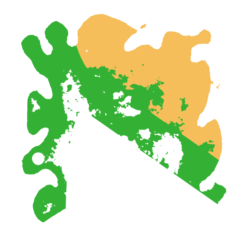 Biome Rust Map: Barren, Size: 3500, Seed: 5850723