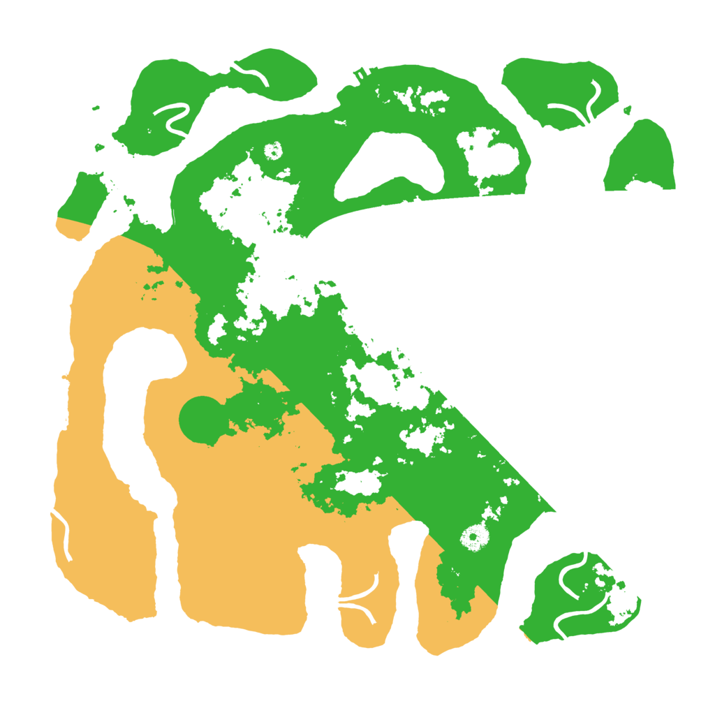 Biome Rust Map: Procedural Map, Size: 4000, Seed: 3440366