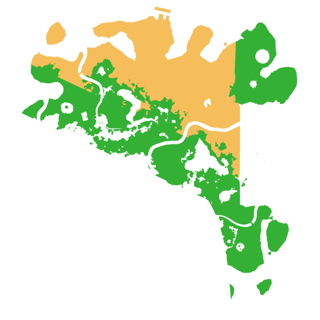 Biome Rust Map: Procedural Map, Size: 4000, Seed: 33