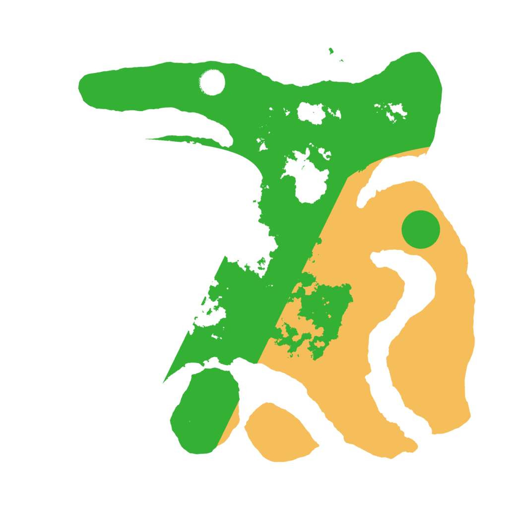 Biome Rust Map: Barren, Size: 3500, Seed: 753163