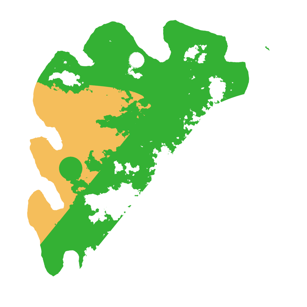 Biome Rust Map: Barren, Size: 3500, Seed: 2646666