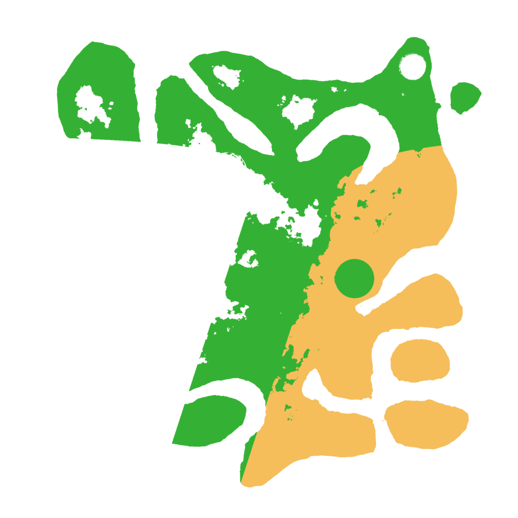 Biome Rust Map: Barren, Size: 3500, Seed: 2451174