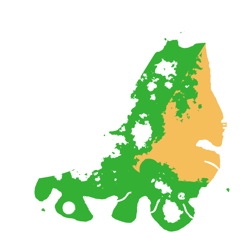 Biome Rust Map: Procedural Map, Size: 3500, Seed: 1644364