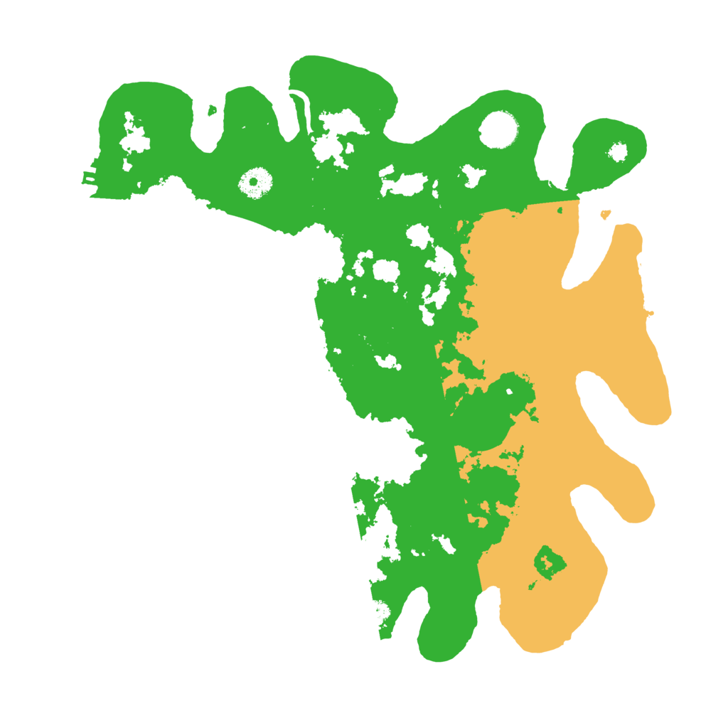 Biome Rust Map: Procedural Map, Size: 3500, Seed: 5249486