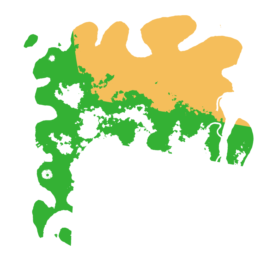 Biome Rust Map: Procedural Map, Size: 3950, Seed: 577967551