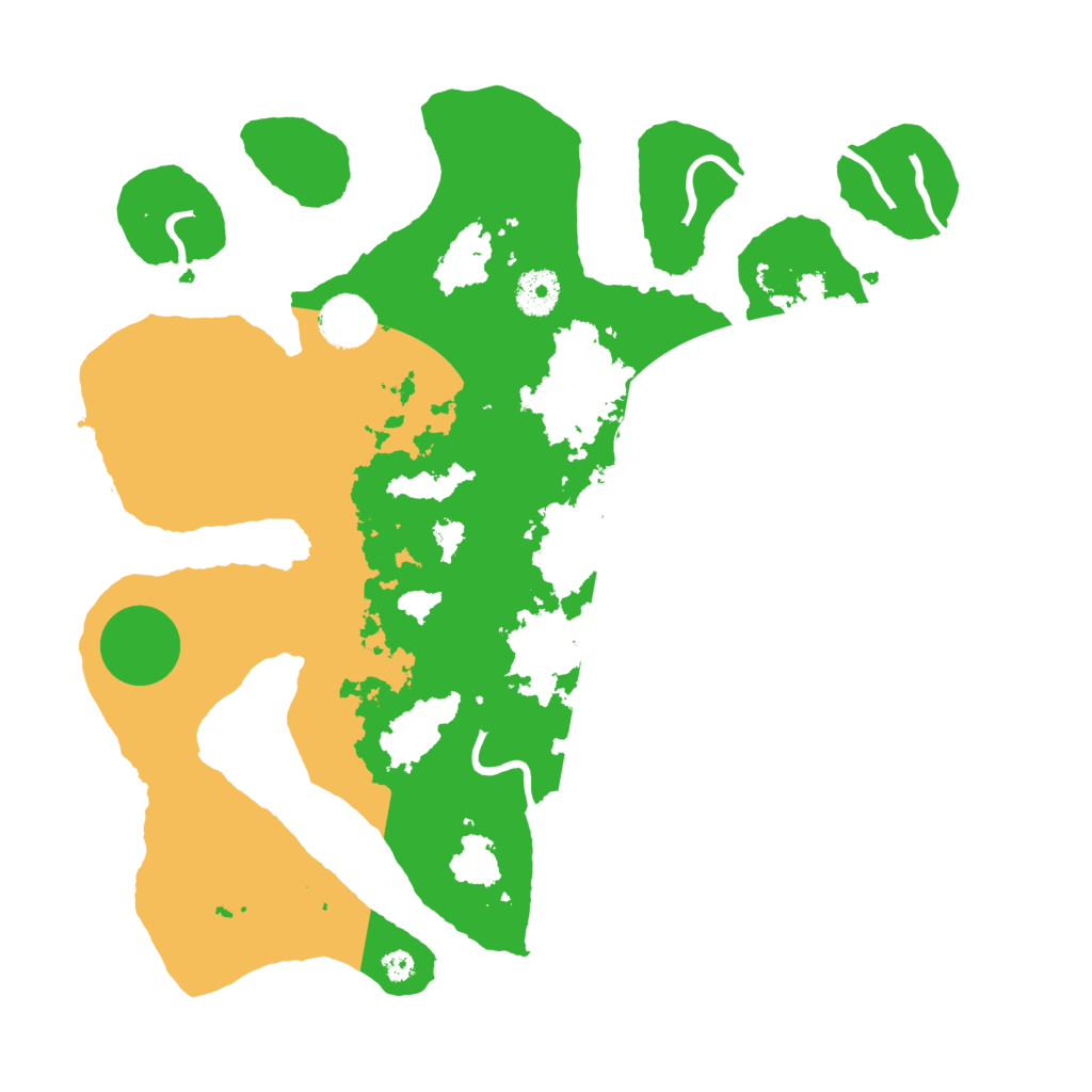 Biome Rust Map: Procedural Map, Size: 3600, Seed: 1907724