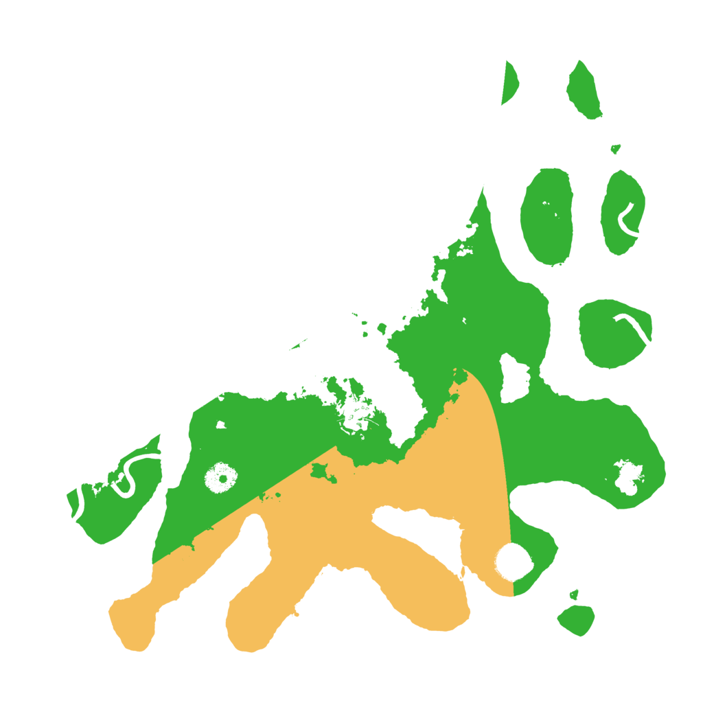 Biome Rust Map: Procedural Map, Size: 3500, Seed: 3286112