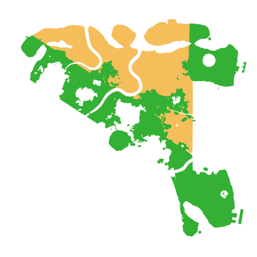 Biome Rust Map: Procedural Map, Size: 3500, Seed: 3598933