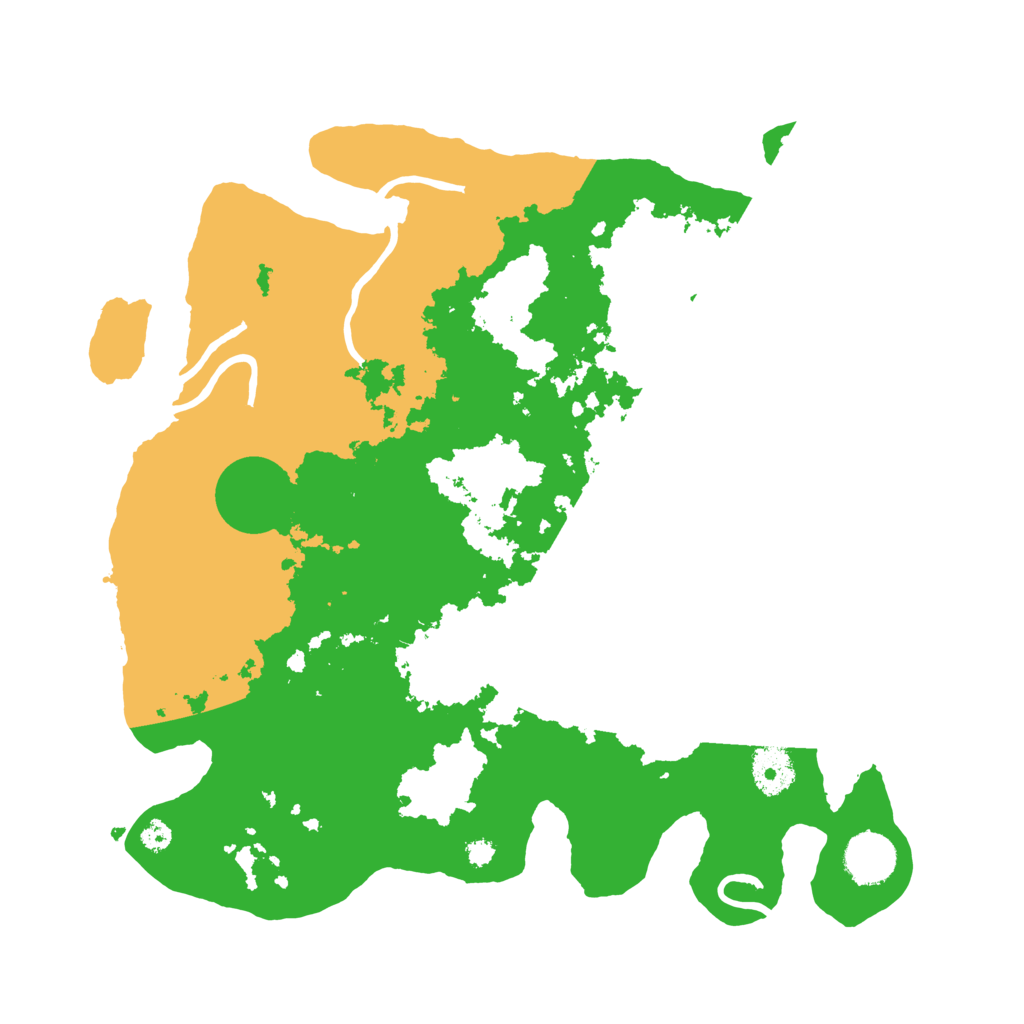 Biome Rust Map: Procedural Map, Size: 3500, Seed: 1549530