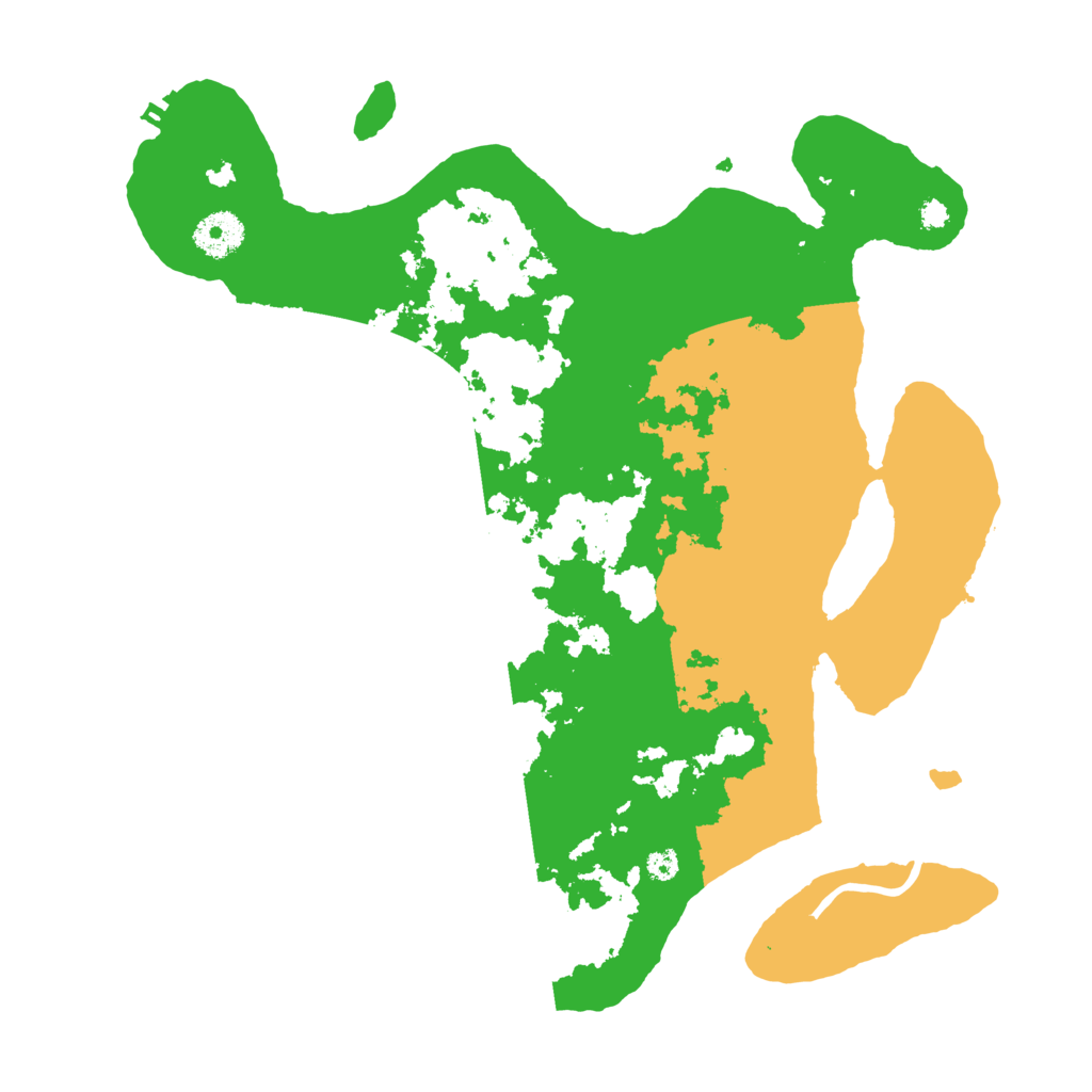 Biome Rust Map: Procedural Map, Size: 3500, Seed: 5368561