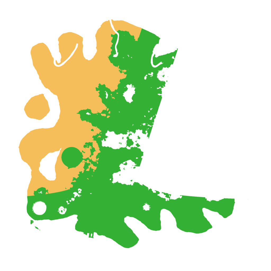 Biome Rust Map: Procedural Map, Size: 3500, Seed: 4256503