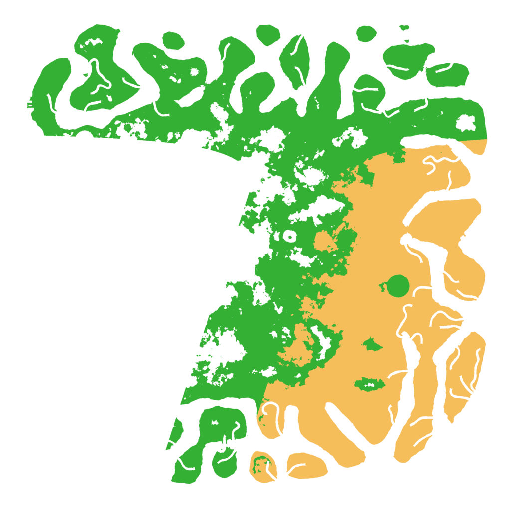 Biome Rust Map: Procedural Map, Size: 6000, Seed: 561235