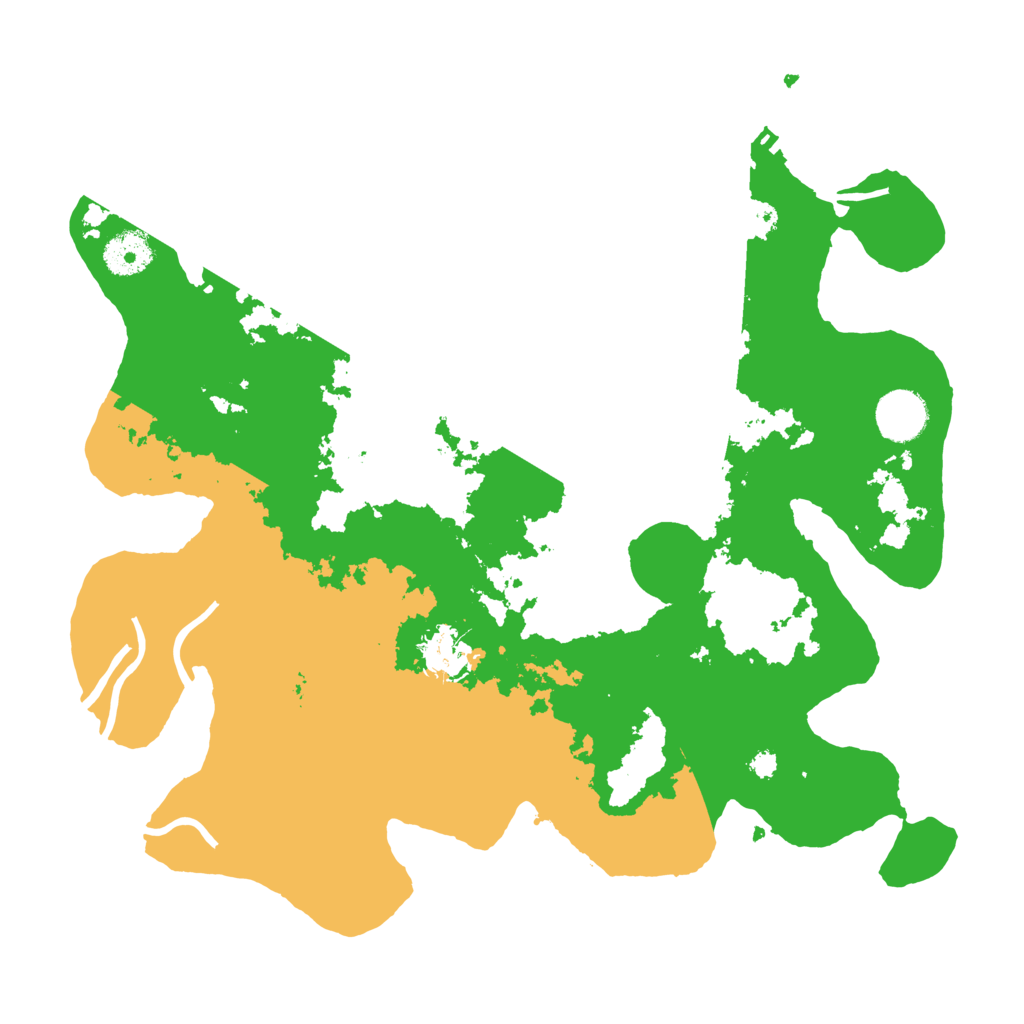 Biome Rust Map: Procedural Map, Size: 3500, Seed: 5438222