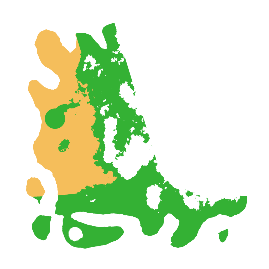 Biome Rust Map: Barren, Size: 3500, Seed: 5479120