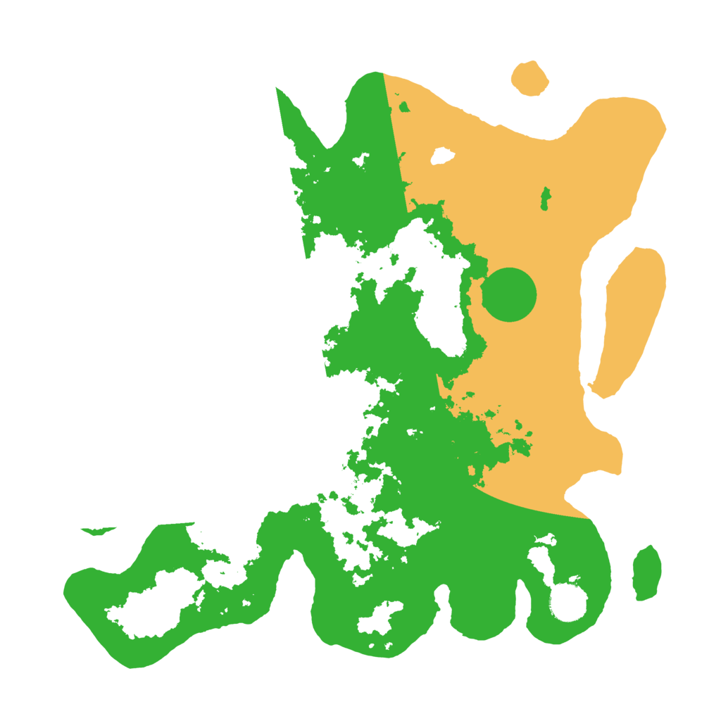 Biome Rust Map: Barren, Size: 3500, Seed: 2734340