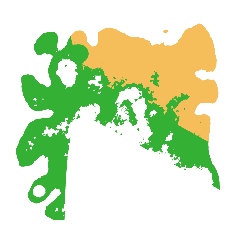 Biome Rust Map: Barren, Size: 3500, Seed: 3533579