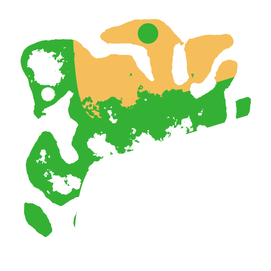 Biome Rust Map: Barren, Size: 3500, Seed: 2072962