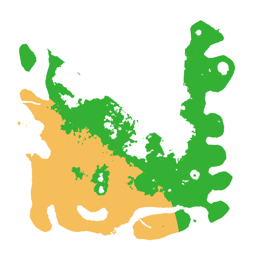 Biome Rust Map: Procedural Map, Size: 4000, Seed: 18567