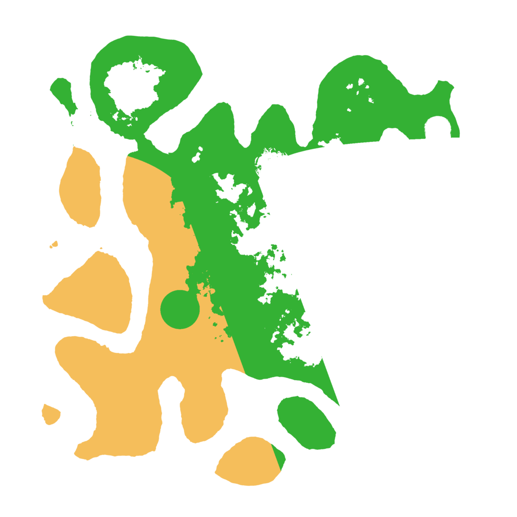 Biome Rust Map: Barren, Size: 3500, Seed: 573130