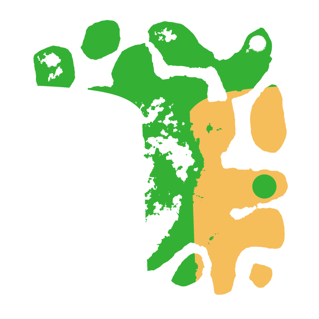 Biome Rust Map: Barren, Size: 3500, Seed: 3577104