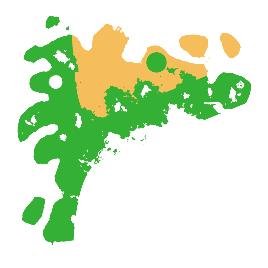 Biome Rust Map: Procedural Map, Size: 3500, Seed: 3009554