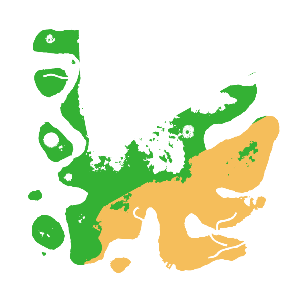 Biome Rust Map: Procedural Map, Size: 3500, Seed: 4277317