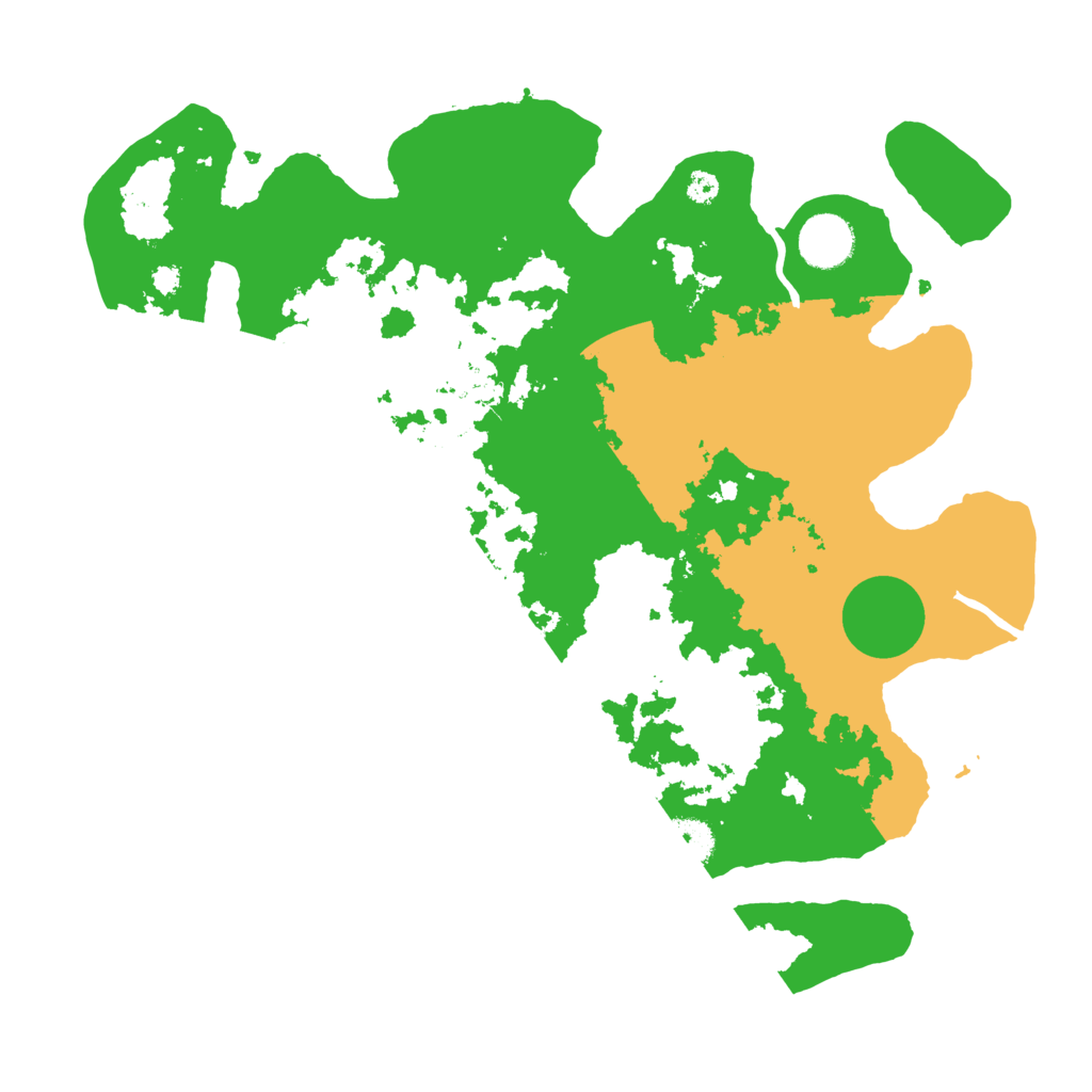 Biome Rust Map: Procedural Map, Size: 3500, Seed: 2689892