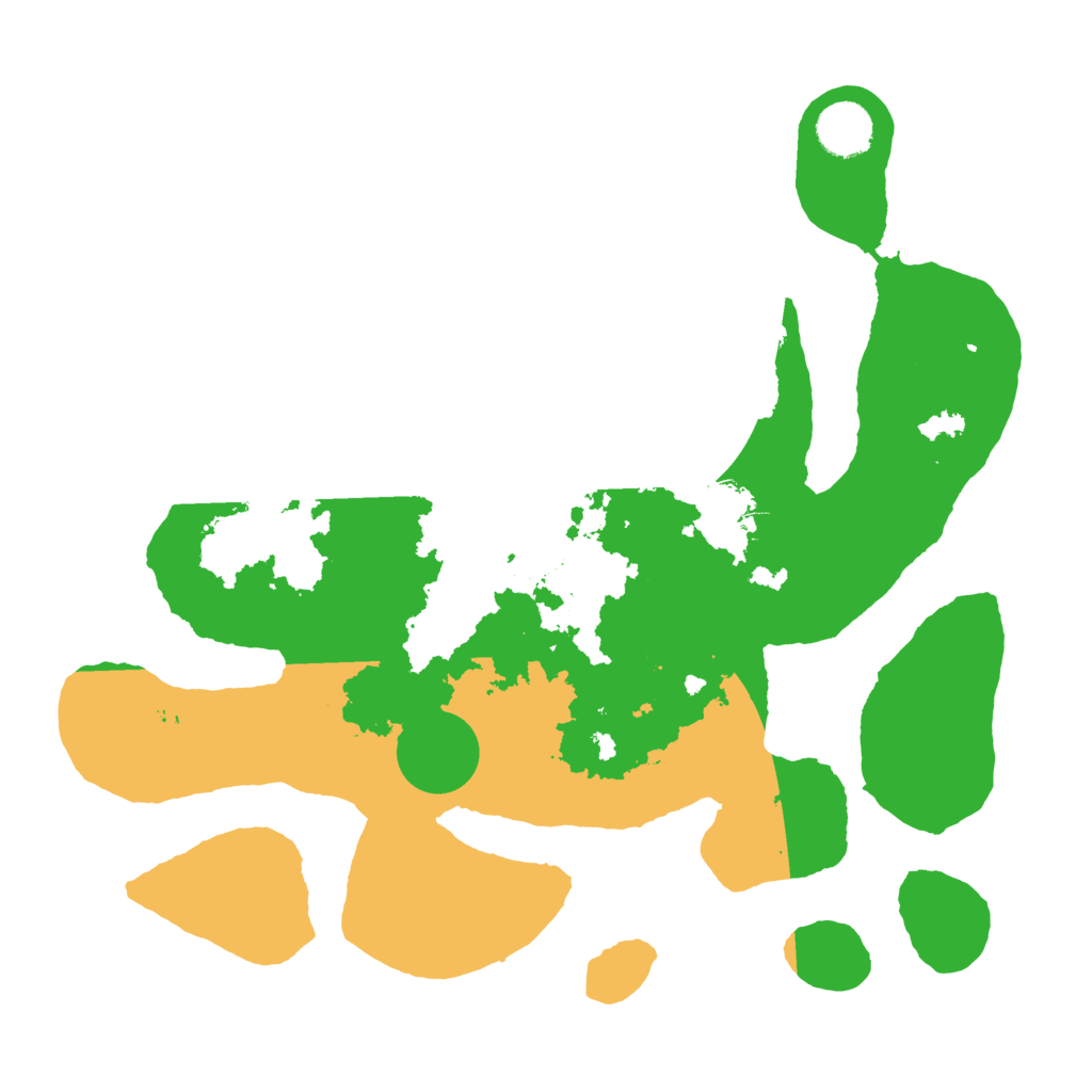 Biome Rust Map: Barren, Size: 3500, Seed: 3478902