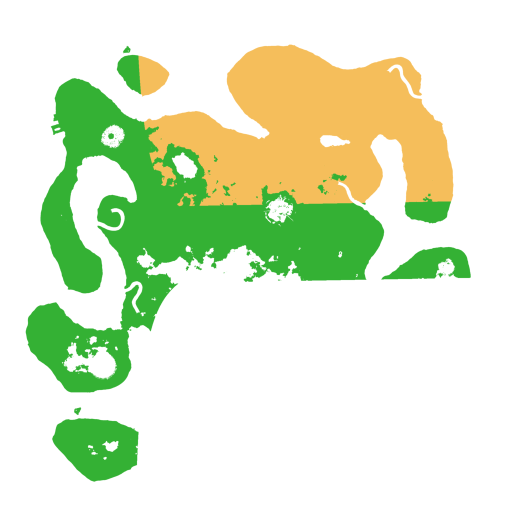 Biome Rust Map: Procedural Map, Size: 3500, Seed: 1963399