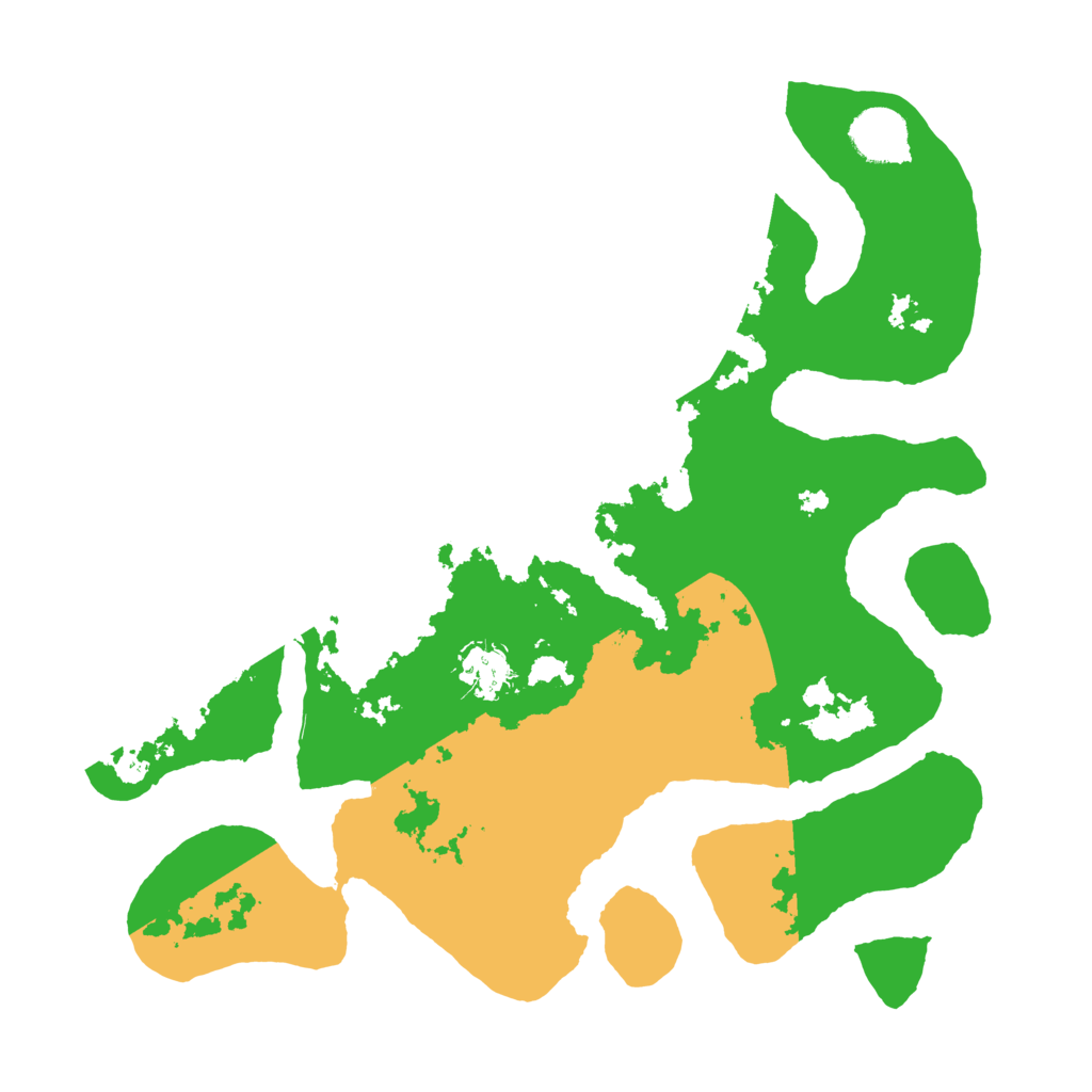 Biome Rust Map: Barren, Size: 3500, Seed: 5271273