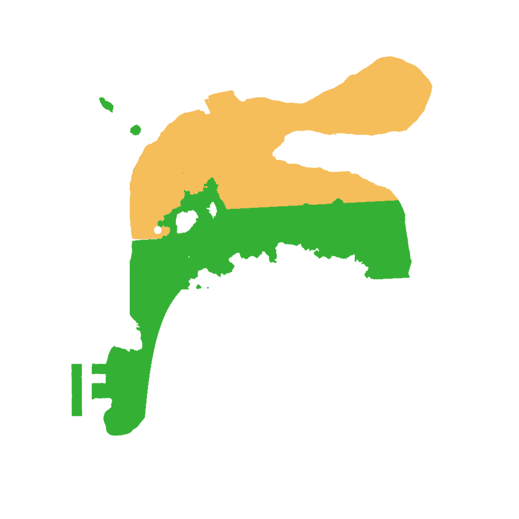 Biome Rust Map: Procedural Map, Size: 2000, Seed: 2093700906