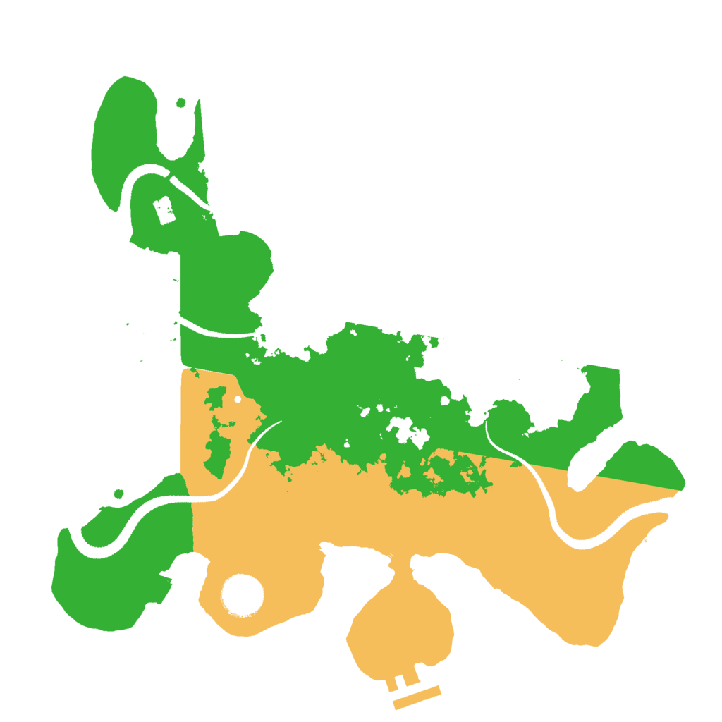Biome Rust Map: Procedural Map, Size: 3000, Seed: 1590172726